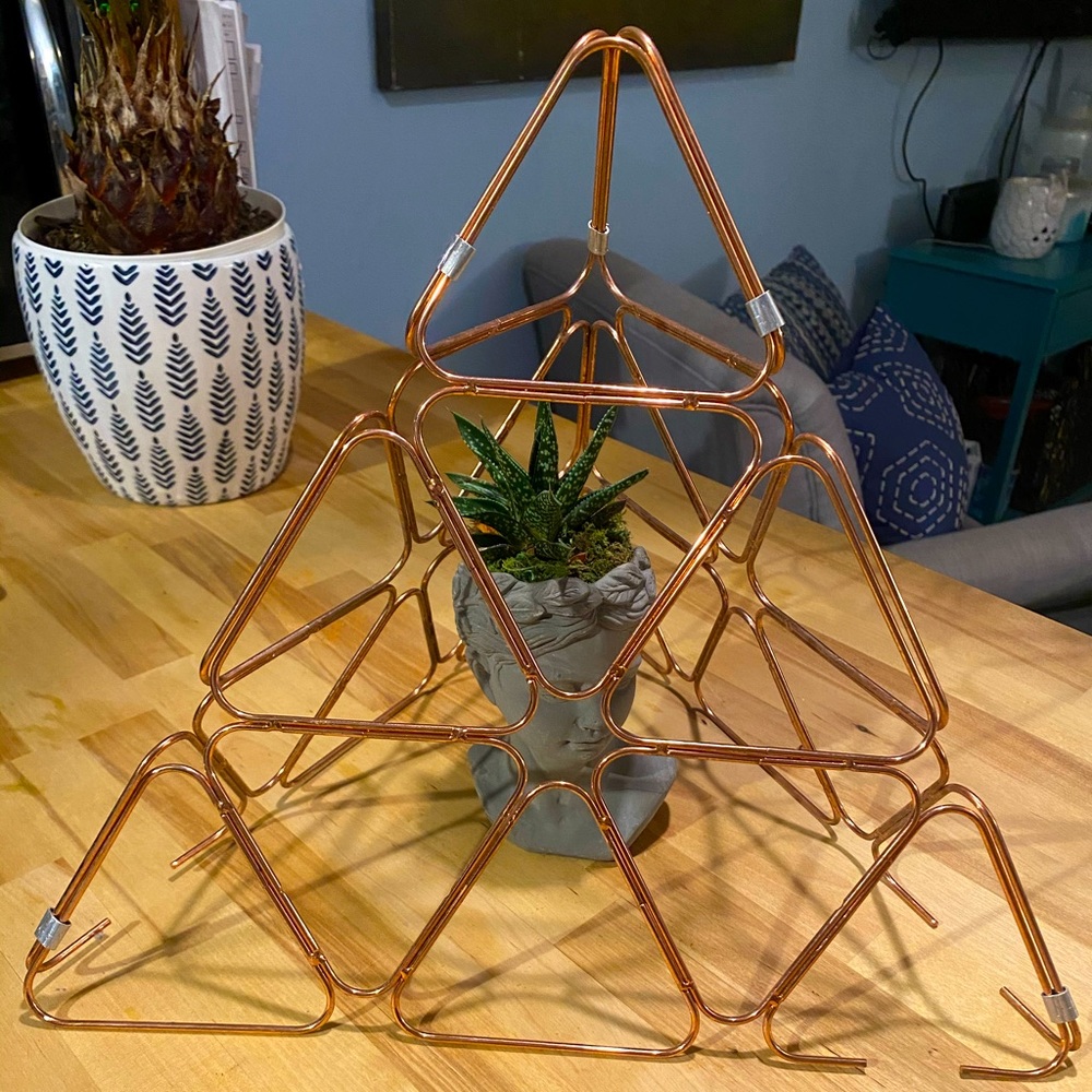 Handmade Modern Pyramid Decor